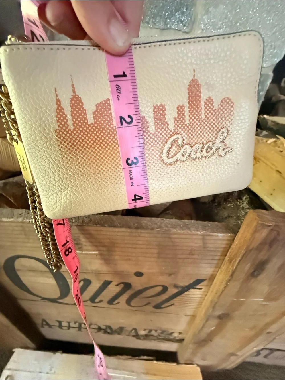 Coach X Jennifer Lopez Corner Zip Wristlet